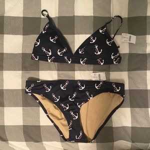 NWT JCrew Factory Nautical Bikini